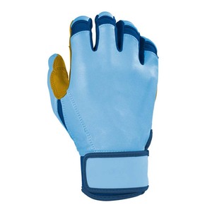 Gants de frappe en cuir bleu, rembourrés, fermeture auto-agrippante, unisexes, pour entraînement adulte - Product Image 3