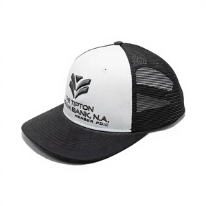 Crafted Vietnam Performance Beach Casual Comfortable Business Wear Custom Embroidery Structured <b>Black</b> Common Cool Mesh Trucker - Product Image 4