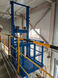 Nouvel ascenseur de fret électrique à plateforme, capacité de levage de 500 kg, acier inoxydable, vitesse réglable, convoyeur à bande alimentaire pour restaurant - Product Image 2