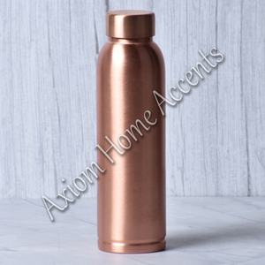 Durable Copper Water Bottle With Leak-Proof Cap and Ayurvedic Properties for Healthy Hydration <b>Gym</b> Bottle by Axiom Home Accents - Product Image 1