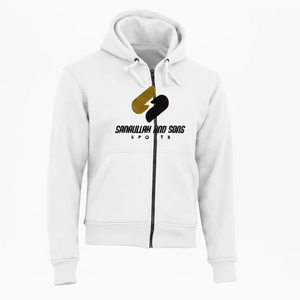 Sweat-shirt à capuche zippé personnalisé pour homme, respirant et confortable, idéal pour l'entraînement sportif et la gym, fabrication en gros - Product Image 1