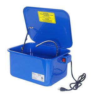 Lavatrice da banco 110V da 3,5 galloni per componenti auto, lavatrice elettrica per auto con armadietto per parti - Product Image 2