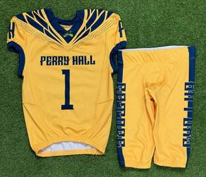 Ensemble de maillot de football pour jeunes, bleu marine, col en V, manches courtes, vêtements de sport respirants avec pantalon à cordon de serrage - Product Image 4