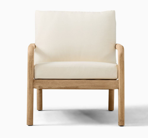 Sillón de Exterior Moderno de Madera de Teca con Mesa Auxiliar, Diseño Tropical Minimalista con Tejido de Cuerda, Impermeable y Ecológico para Sala de Estar - Product Image 4