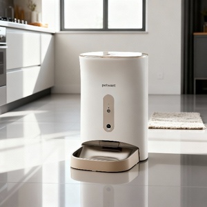 Distributeur automatique de nourriture pour animaux de compagnie Sudex Petwant 4,5 L avec caméra WiFi pour chats, chiens et petits animaux, bol distributeur de nourriture, contrôle WiFi via application - Product Image 2