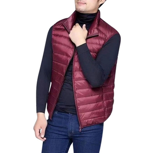 2025 Mens <b>Light</b> Weight Sleeveless Puffer Vest Unique Custom Multi Color Breathable <b>Jacket</b> with Logo Decoration Top for Suits - Product Image 1