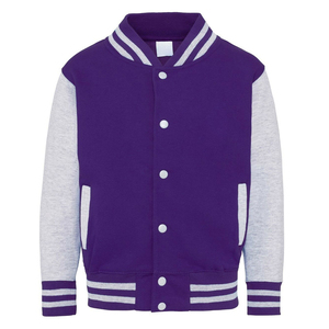 Chaqueta Varsity Negra Lisa Personalizada, Abrigo Cálido de Algodón y Forro Polar, Chaqueta Letterman con Ribete de Punto Acanalado, Unisex, Estilo Casual Urbano, Bomber - Product Image 5