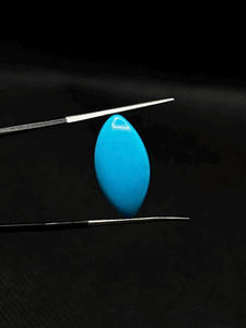 Turquesa Natural Premium en Forma de Marquesa, Cabujón de 10x5 MM, Gema Suelta para Joyería Hecha a Mano, Anillo, Colgante - Product Image 3