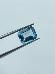 Topacio azul cielo natural de alta calidad, corte baguette, forma rectangular, 7x9 mm, 5,73 quilates, 2 piezas - Product Image 3