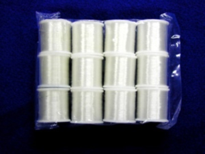 Rollo de Hilo de Nailon Blanco y Negro de Alta Calidad DK-495 |   Cordón Cilíndrico de 200 Yardas para Hacer Pulseras, Accesorios de Joyería, Empaquetado en Bolsa - Product Image 4