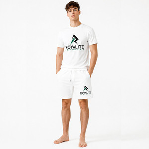 Conjunto de Camiseta Polo y Pantalones Cortos para Hombre, Fabricante OEM, Algodón Transpirable, Ropa Deportiva de Verano - Product Image 1