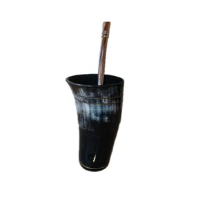 Horn Drinking Cup Polished Stylish Durable Glass for Everyday Beverage Use Eco Friendly Horn Glass - Product Image 4