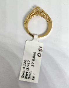 Bague de fiançailles unisexe en diamant de qualité standard 0,35 ct, bijoux fins, alliance de mariage, vente en gros abordable, cadeau de luxe - Product Image 6