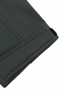 Chaqueta Impermeable de Softshell con Capucha para Hombre, Cortavientos de Forro Polar para Senderismo y Camping, Abrigo de Otoño Cortavientos con Cremallera y Diseño de Parches - Product Image 3