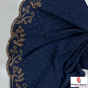 Hot Fix Rhinestone Crystal Mesh Fabric 70 GSM Eco Friendly Lightweight Breathable Water Resistant Wind Proof Fabric - Product Image 1