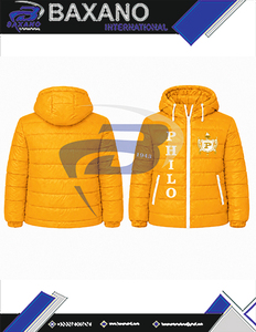 Chaqueta Acolchada con Capucha para Hombre, Estilo Vintage, Marca Philo Affiliates Sorority, con Cierre Frontal Completo, Ropa Casual para Exteriores, Chaqueta Acolchada de Moda - Product Image 6