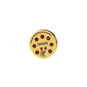 Cuentas Redondas de 6mm Chapadas en Oro con Turquesa y Plata para la Fabricación de Joyería, Cuentas Metálicas Sueltas - Product Image 1