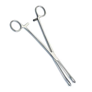 Pince chirurgicale en acier inoxydable pour pansements et éponges, instrument médical - Product Image 1