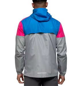 Chaqueta Cortavientos Casual de Verano para Hombre, Diseño Personalizado, Tallas Grandes, Transpirable, Impermeable, de Poliéster, con Cierre para Actividades al Aire Libre - Product Image 3