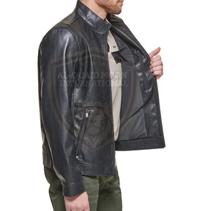 Waterproof Cheap Price <b>Men</b> <b>Leather</b> <b>Jacket</b> Breathable Street Wear <b>Men</b> <b>Leather</b> Winter <b>Jacket</b> For Sale - Product Image 5