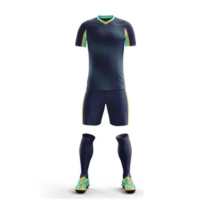 Conjunto de camiseta de fútbol sublimada para hombre, manga corta, cuello en V, absorbe la humedad, transpirable, de secado rápido, para todas las temporadas, uniforme de fútbol de Canadá - Product Image 3