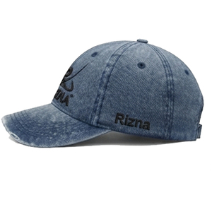 Casquette de baseball unisexe personnalisée OEM RIZNA ENTERPRISES en Oxford 100% coton de haute qualité avec logo brodé en chaîne, 6 panneaux, imprimée et ajustable - Product Image 3