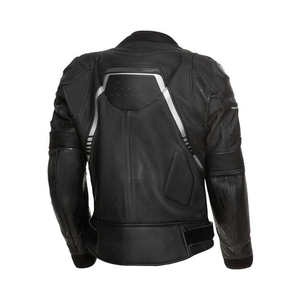 Chaqueta de cuero de moto ajustada superventas nuevo diseño en blanco negro colores piel de vaca invierno adecuado hecho Pakistán - Product Image 2