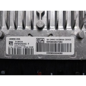 407 ECU et modules informatiques d'occasion 9655534080 - Product Image 4