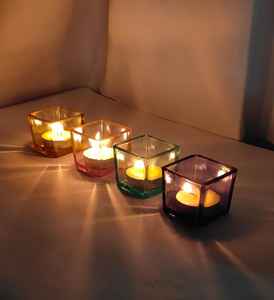 Portavelas de vidrio para decoraciones de boda disponible a precio de fábrica de un fabricante indio. Elegante portavelas. - Product Image 5