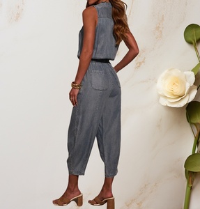 Women Printed <b>Romper</b> Fashion Short Outfit Soft Fabric Casual Daily Wear Stylish Summer Clothing Modern Design - Product Image 4