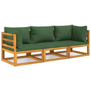 Set Lounge da Giardino Marrone e Verde - Product Image 2
