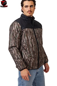 Veste Softshell Isolée Premium pour Homme, Légère, pour Chasse, Randonnée, Camping, Travail, Fermeture Éclair Intégrale, Col Montant, Imprimée, Idéale pour le Froid - Product Image 2