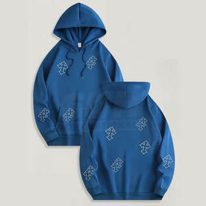 Sudaderas con Pedrería para Hombre, Diseño Personalizado 2026, 100% Algodón, Alta Calidad, Ecológicas, Transpirables, para Invierno - Product Image 1