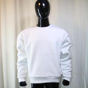 Sudadera con cuello simulado de 450 GSM, bordado con nombre personalizado, corte holgado y extragrande, 100% algodón, felpa francesa. - Product Image 2