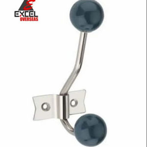 Gancho de cerámica para sombreros y abrigos con diseño de mango, instalación estándar en puertas, precio al por mayor - Product Image 1