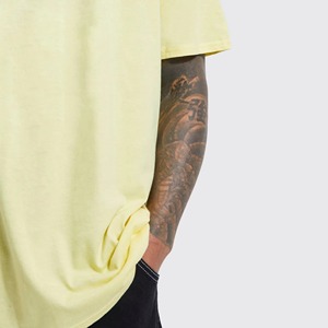 T-shirts décontractés pour hommes à manches courtes, style personnalisé, 100 % coton respirant, coupe oversize – Fournisseur populaire - Product Image 4