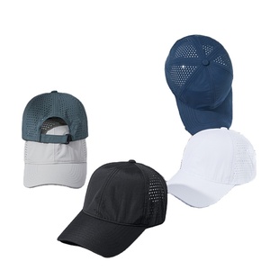 Baseball <b>Hat</b> Water Proof Gorros Quick Dry 6 Panel Sport Mesh <b>Hats</b> for <b>Men</b> Custom Baseball Cap - Product Image 4