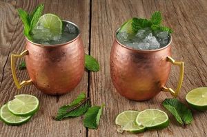 Copper <b>serving</b> mug <b>set</b> dune inspired <b>beverage</b> cups handmade premium cocktail drink mugs durable - Product Image 1