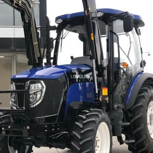 Tractor de Ruedas Lovol 504s con Cargador Frontal 4WD, Tractor Agrícola Azul - Product Image 4