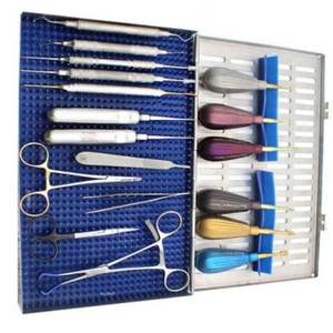 Juego de curetas Gracey de 20 piezas con microdentaduras, equipo quirúrgico manual de acero inoxidable para limpieza dental y relleno, marca Grip Surgical - Product Image 2