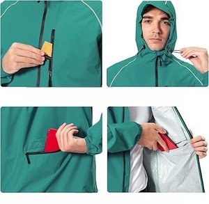 Chaquetas Cortavientos Casuales de Poliéster Impermeables para Hombre con Logotipo Personalizado, Cortavientos para Deporte - Product Image 4