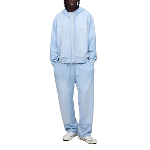 Conjunto de Sudadera Ligera y Pantalones Deportivos para Hombre, Unisex, Estilo Urbano Holgado - Product Image 4