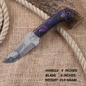 Cuchillo Nórdico de Acero 1095 con Hoja Fija, Punta Caída, Mango de Resina, Personalizado OEM, Hoja Entera, Grado Industrial - Product Image 2