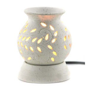 <b>Ceramic</b> Electric Oil <b>Diffuser</b> Burner | Handcrafted Aromatherapy Lamp for Essential Oils Home Fragrance Spa Decor Premium Gift - Product Image 1