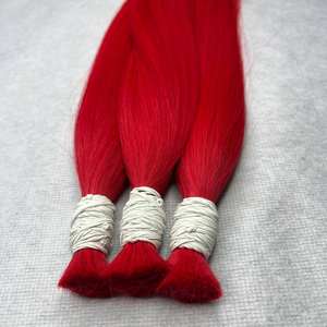 โปรโมชั่นฮาโลวีน CdyHairVN ผมแท้ 100% เกรดซุปเปอร์ดับเบิ้ลดรอน แบบเส้นตรง สำหรับใช้ในร้านเสริมสวย - Product Image 2