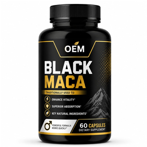 Cápsulas de Maca Negra 100% Natural de Primera Calidad, 60 Unidades, Suplemento Dietético Herbal, Cápsulas de Maca Negra para Apoyar la Energía y la Resistencia - Product Image 2