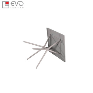Practical Plastic <b>Round</b> <b>Table</b> with Lightweight Design for Indoor Gathering Spaces <b>Outdoor</b> Seating and Balcony Use - Product Image 5