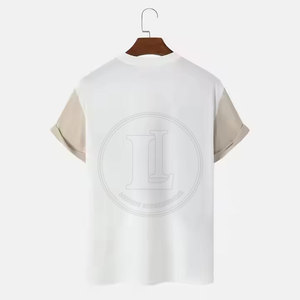 T-shirt pour homme en coton 100% de qualité supérieure, couleur personnalisée, col rond, manches courtes, respirant, décontracté, disponible dans toutes les tailles - Product Image 2
