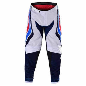 Pantalon de motocross respirant avec protections de genoux en cuir pré-courbées, ventilation découpée au laser et extensibilité 4 directions pour moto tout-terrain - Product Image 5