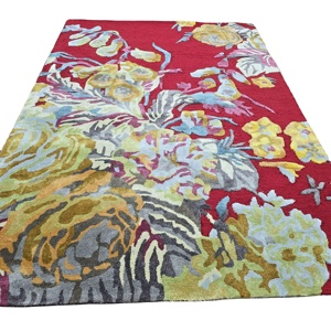 Tapis en laine NZ tufté à la main à bas prix d'usine pour salon chambre haute qualité tufté à la main fabriqué à la machine - Product Image 1